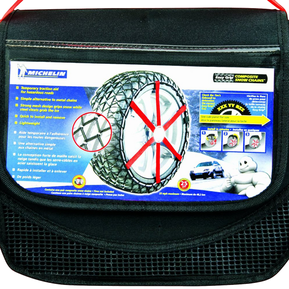 008489 Michelin Fast Grip Snow chains with chain tensioner, with mounting  manual, with storage bag, with protective gloves ▷ AUTODOC price and review